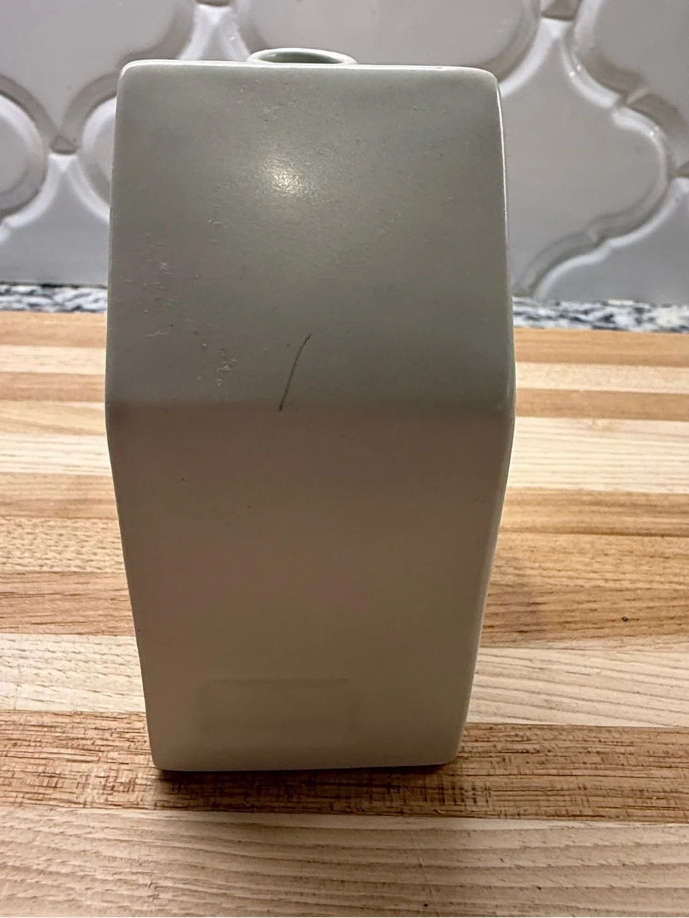 Hearth & Hand with Magnolia White Stoneware House Bud Vase - Discontinued